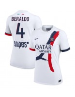 Paris Saint-Germain Lucas Beraldo #4 Venkovní Dres pro Dámské 2025-26 Krátký Rukáv
